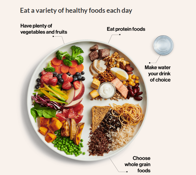 Canada's food guide plate