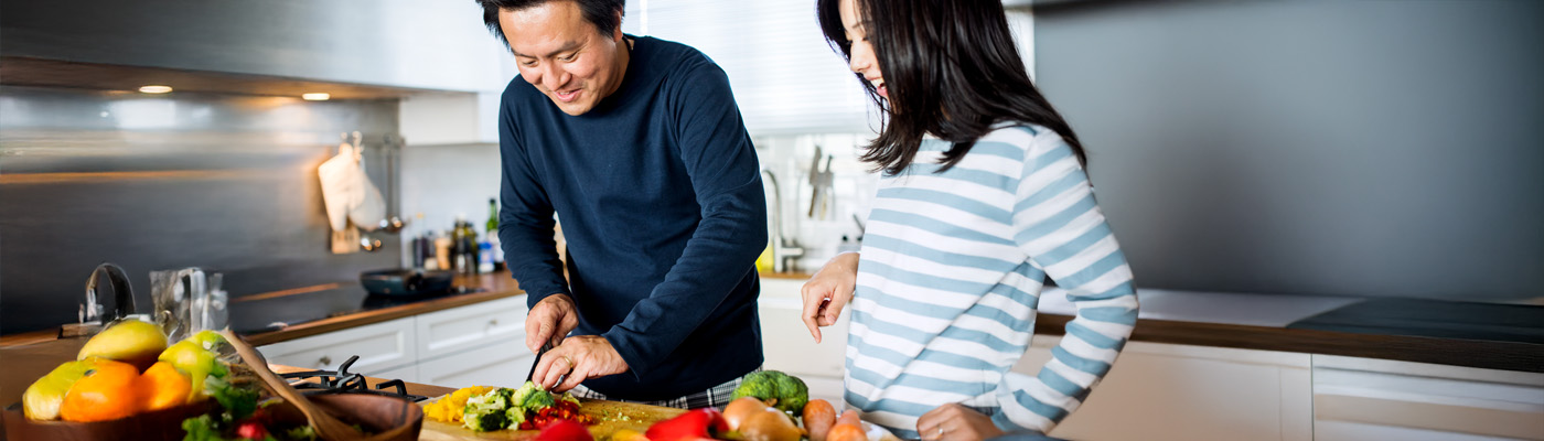 preparing meals