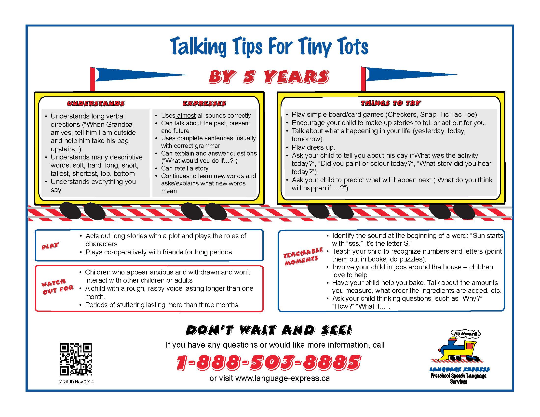 Language Express milestones 11 talking tips for tiny tots by five years