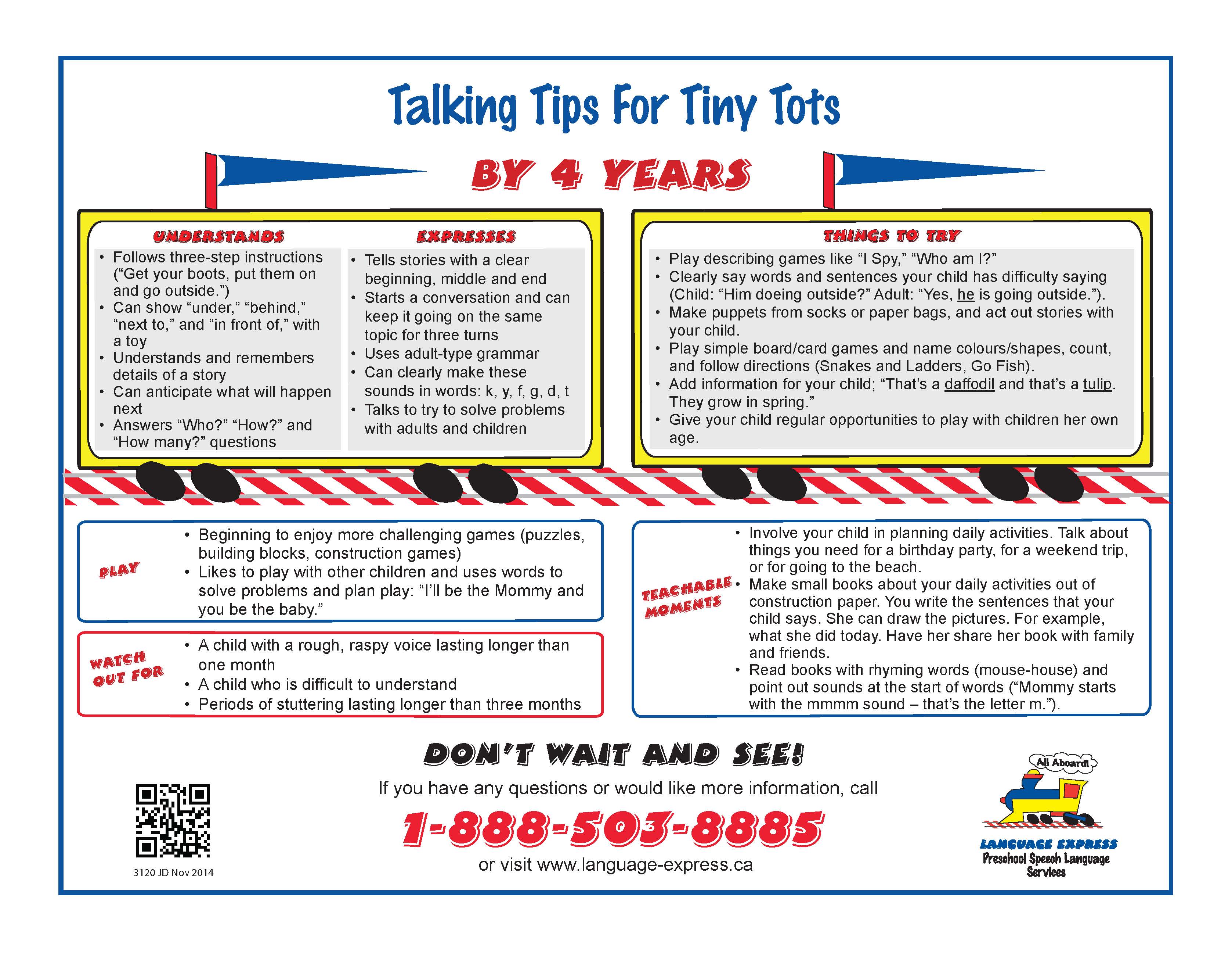Language Express milestones 10 talking tips for tiny tots by four years