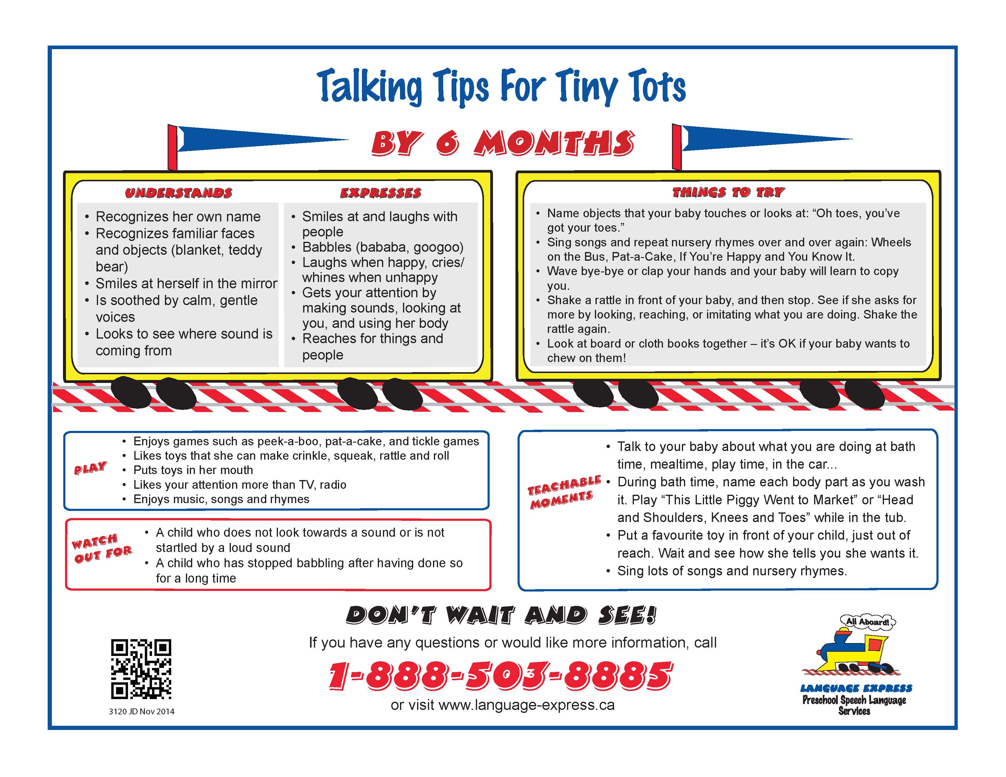 Language Express milestones 4 talking tips for tiny tots by six months