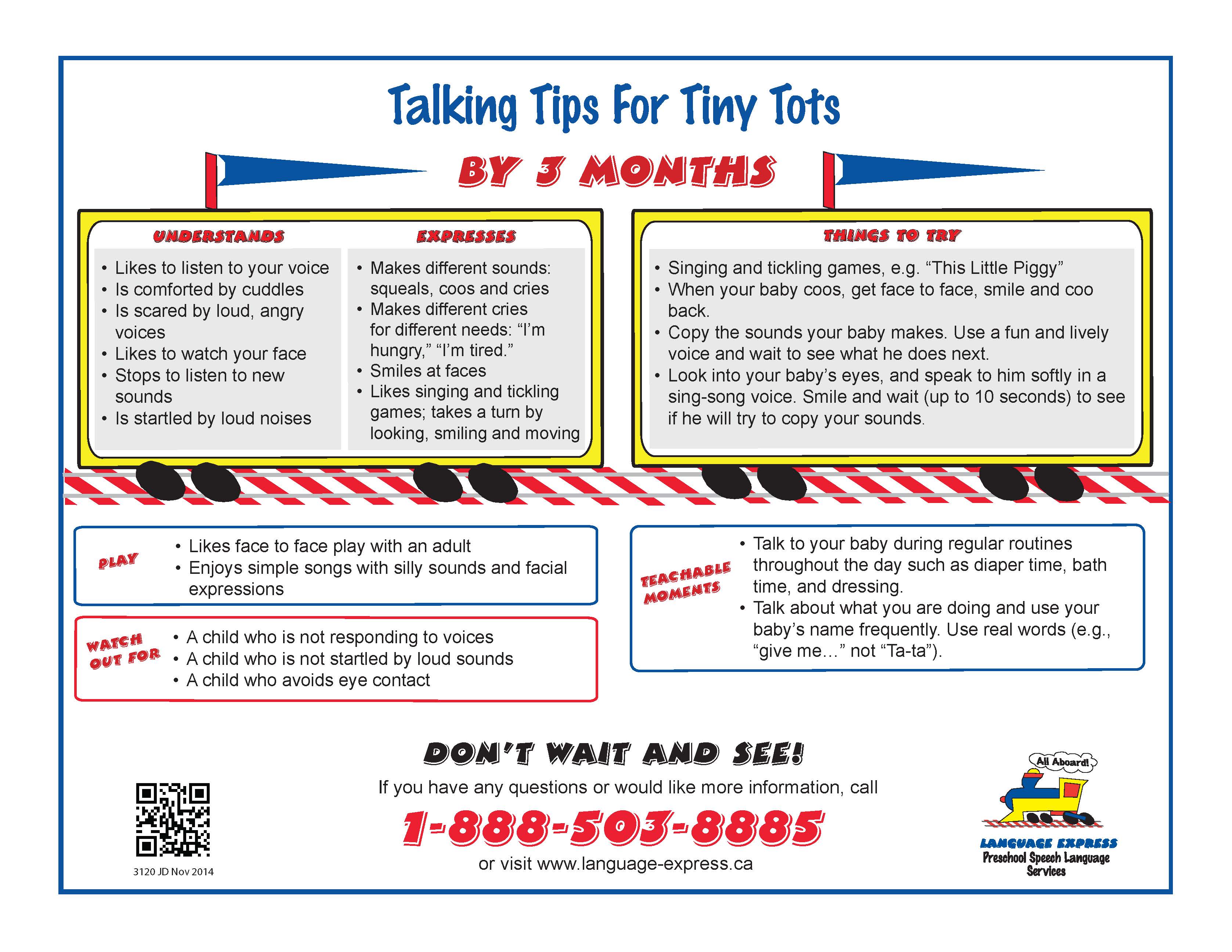Language Express milestones 3 talking tips for tiny tots by three months